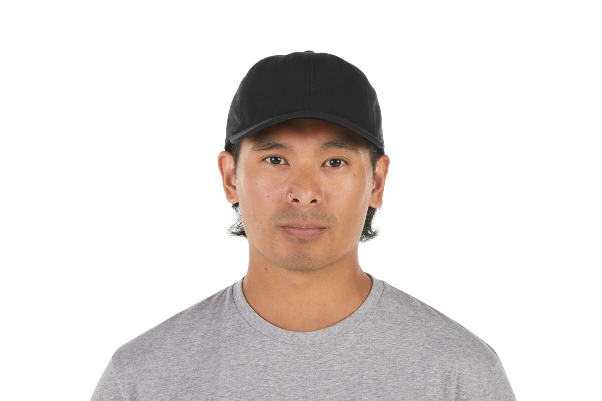 recycled-poly-dad-hat-r6 WebPDP-HAT004002_Recycled_Poly_Dad_Hat_Black_Studio_Harper_Studios_0723_Front__HAT004002OS.jpg